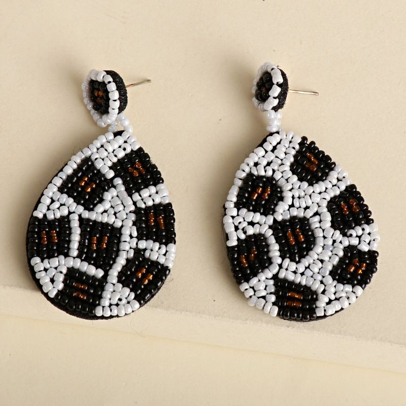 Geometric Rice Beads Ethnic Style Earrings Wholesale