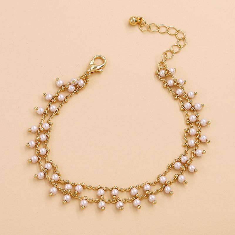 Bracelet De Chaîne De Perles Populaire De Mode En Gros