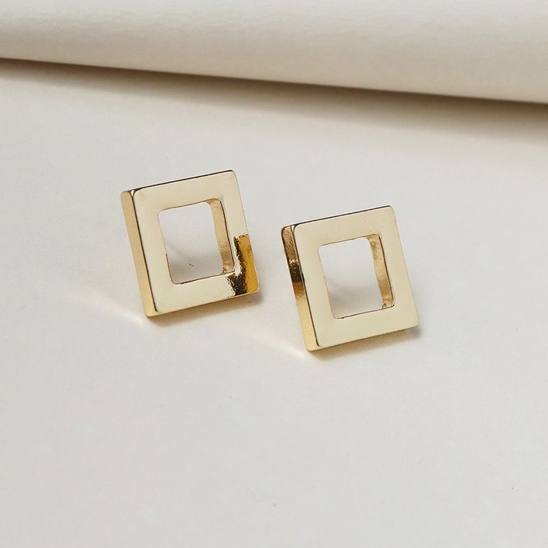 New Alloy Texture  Geometric Simple  Earrings