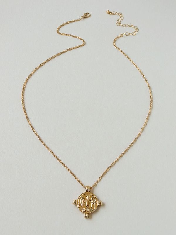 Nouveau Collier De Pièces D&#39;or De Mode Vente En Gros