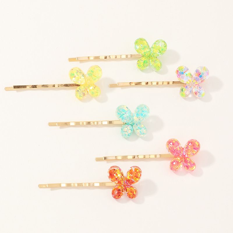 New Butterfly Candy Color  Hairpin Set