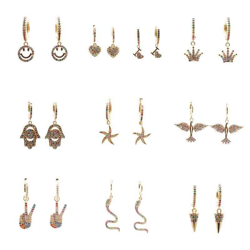 Hot-selling Micro-inlaid Zircon Earrings
