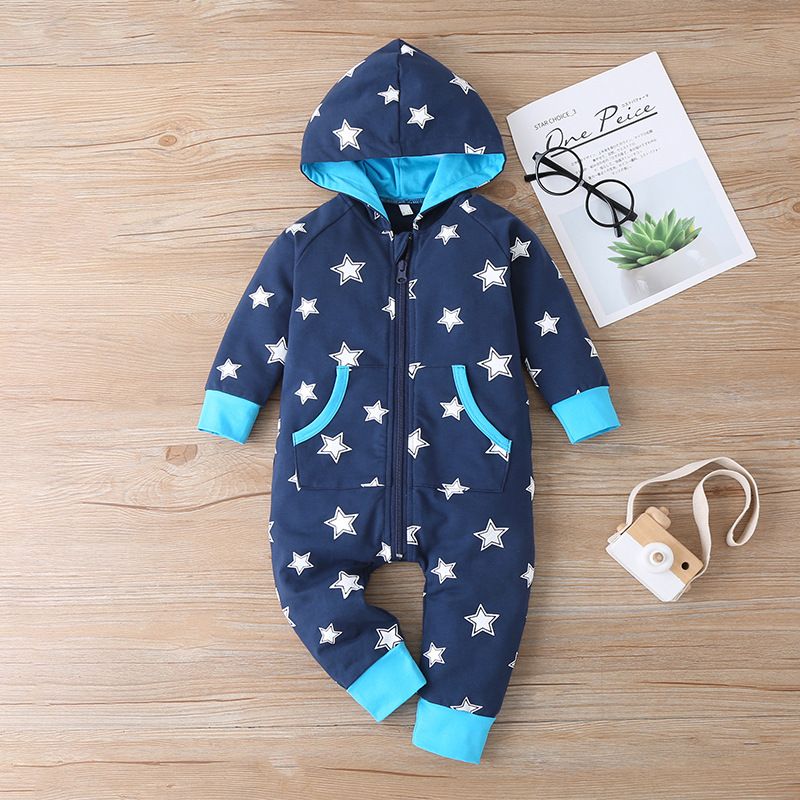 Hot Selling Fashion Baby Zipper One-piece Suit