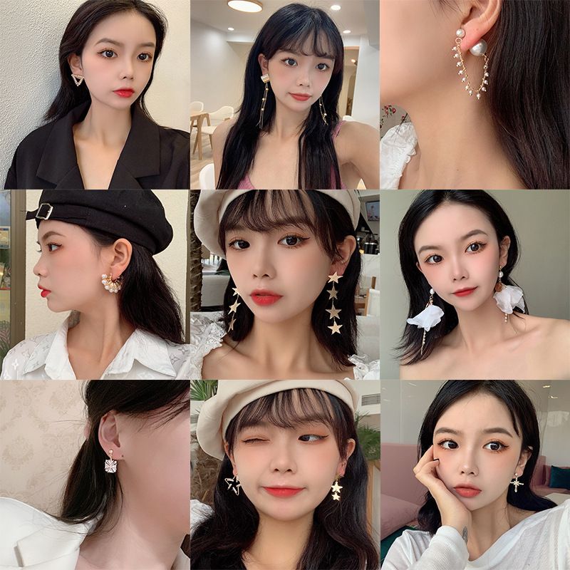 New Fashion Pearl Korea Niche Tassel Earrings For Women Hot-saling Wholesale