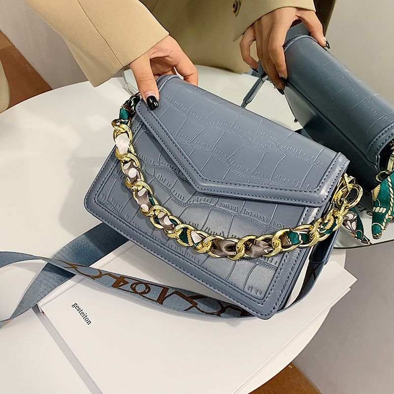 All-match Handbags Popular New Fashion Shoulder Texture Messenger Square Bag Wholesale