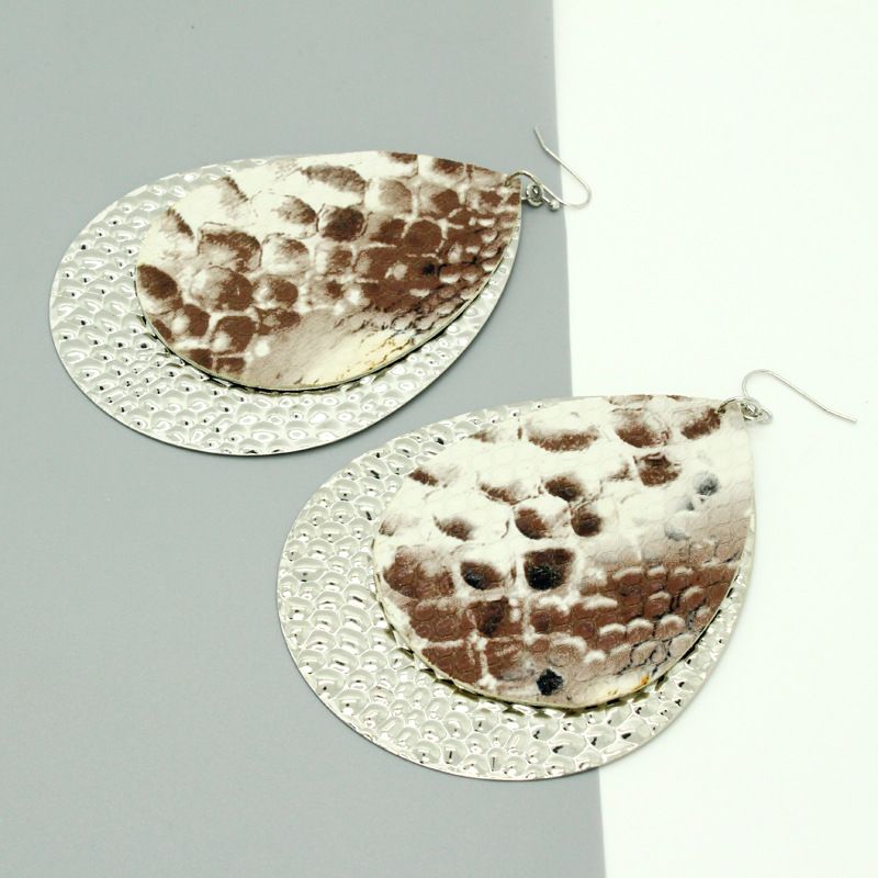 Retro Fashion Ethnic Style Round Iron No Inlaid Earrings