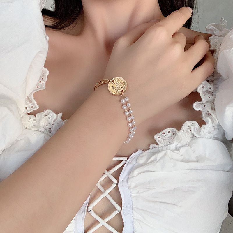 New Fashion Sexy Chain Pearl Simple Bracelet For Women Hot-saling Wholesale