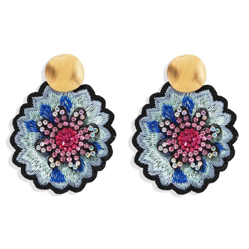 Fashion Personality Exaggerated  Daisy Flower Earrings