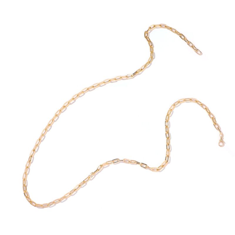 New Simple U-shaped Bamboo Lock Necklace For Women Wholesale
