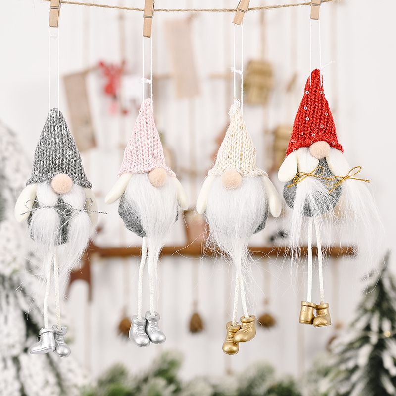 Knitted Hat Hanging Legs Forest Old Man Pendant Creative Faceless Doll Tree Ornaments