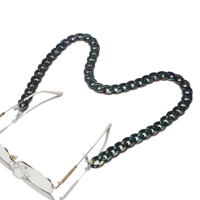 Resin Acrylic Plastic Colorful Glasses Chain Simple Retro Fashion Glasses Chain