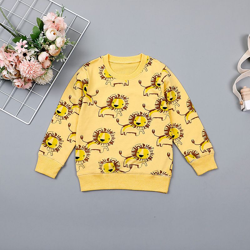 Autumn Cartoon Casual Children's Sweater