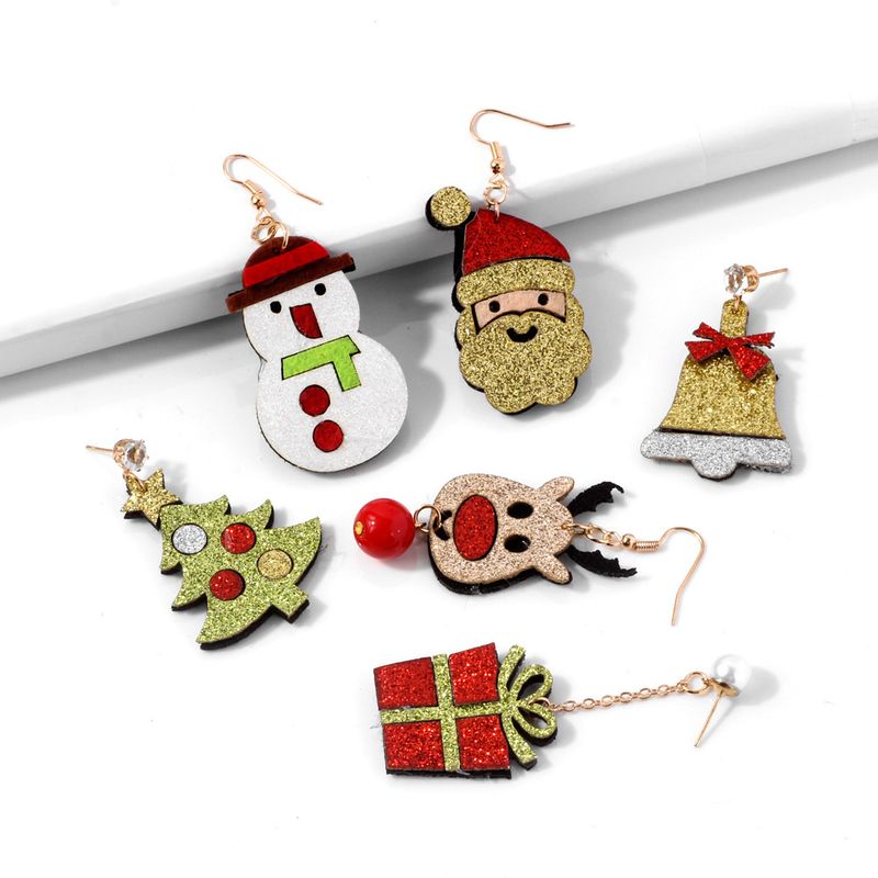 Christmas Non-woven Collection Fashion Earrings Wholesale Nihaojewelry