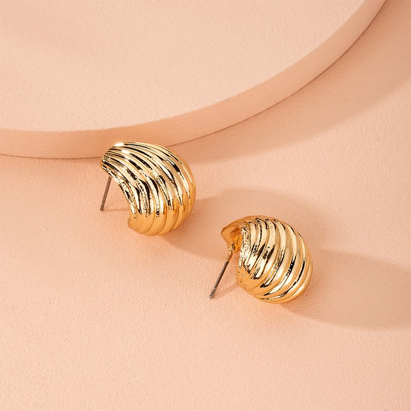 Fashion Simple Shell Retro Alloy Earrings For Women Hot-saling Wholesale