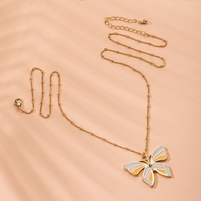 Fashion Fresh Butterfly Clavicle Chain  Temperament Fashion Charm Necklace