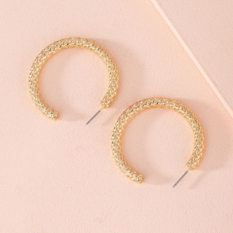 Korean New Circle Alloy Earrings For Women Hot-saling Wholesale