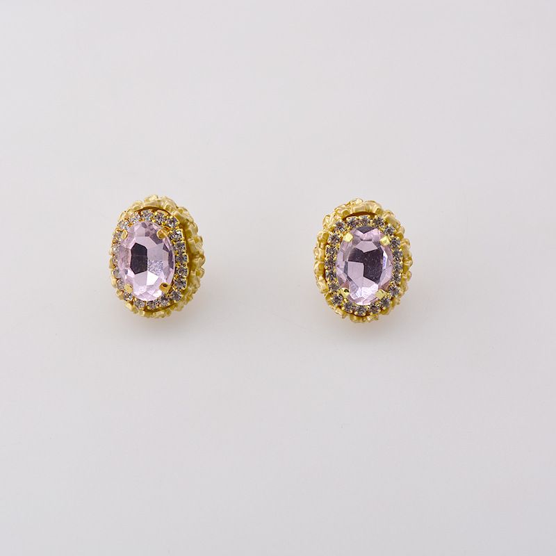 Crystal Simple Small Retro Earrings New Earrings Wholesale