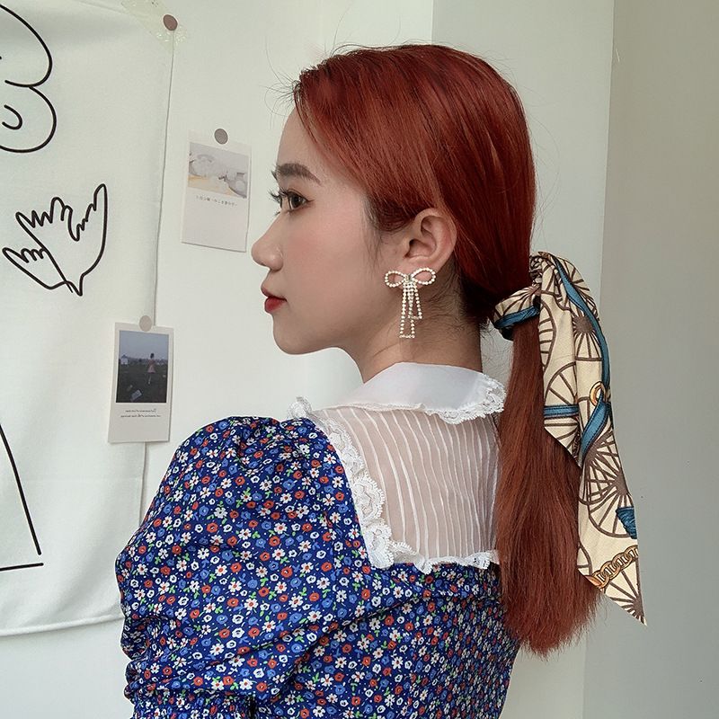 New Korean Romantic  Elegant  Hair Scrunchies Wholesale