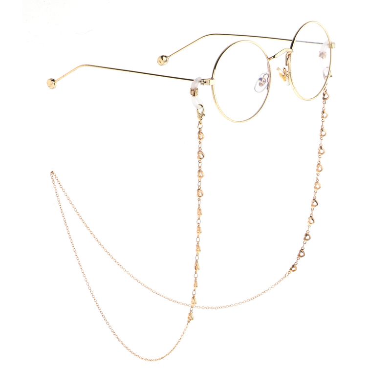 Fashion Hollow Heart Glasses Chain