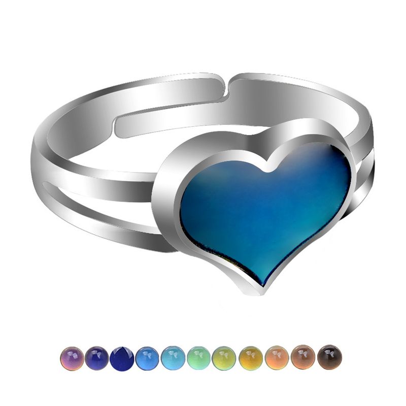 Fashion Heart Opening Ring