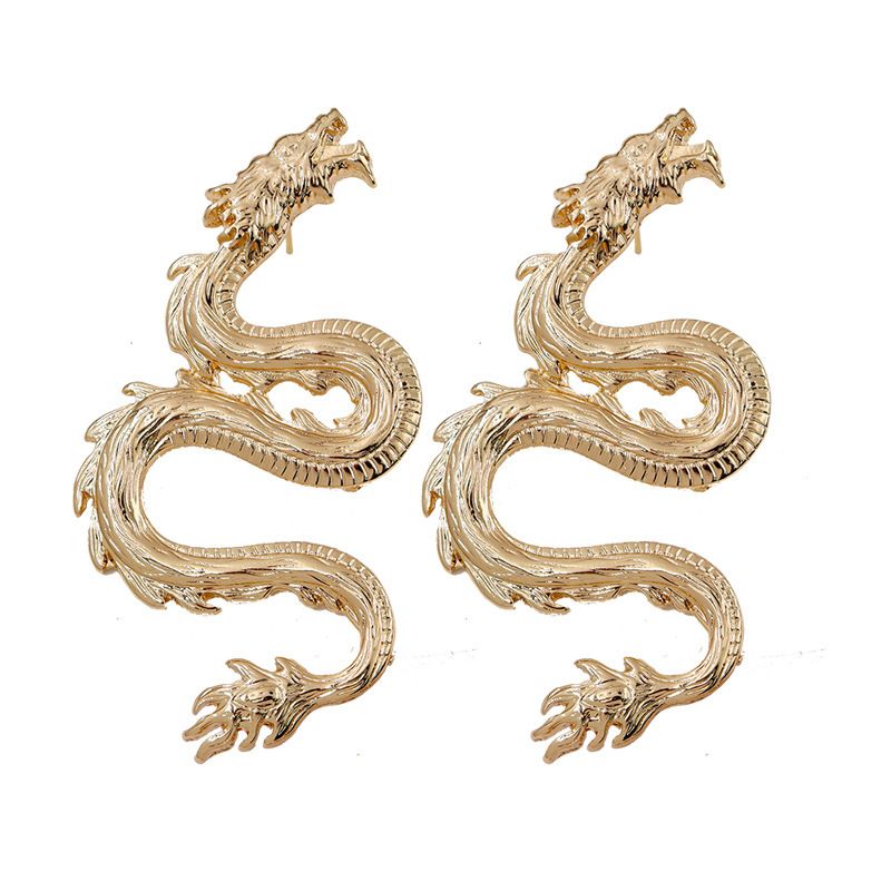 Fashion Alloy Dragon-shaped Earrings