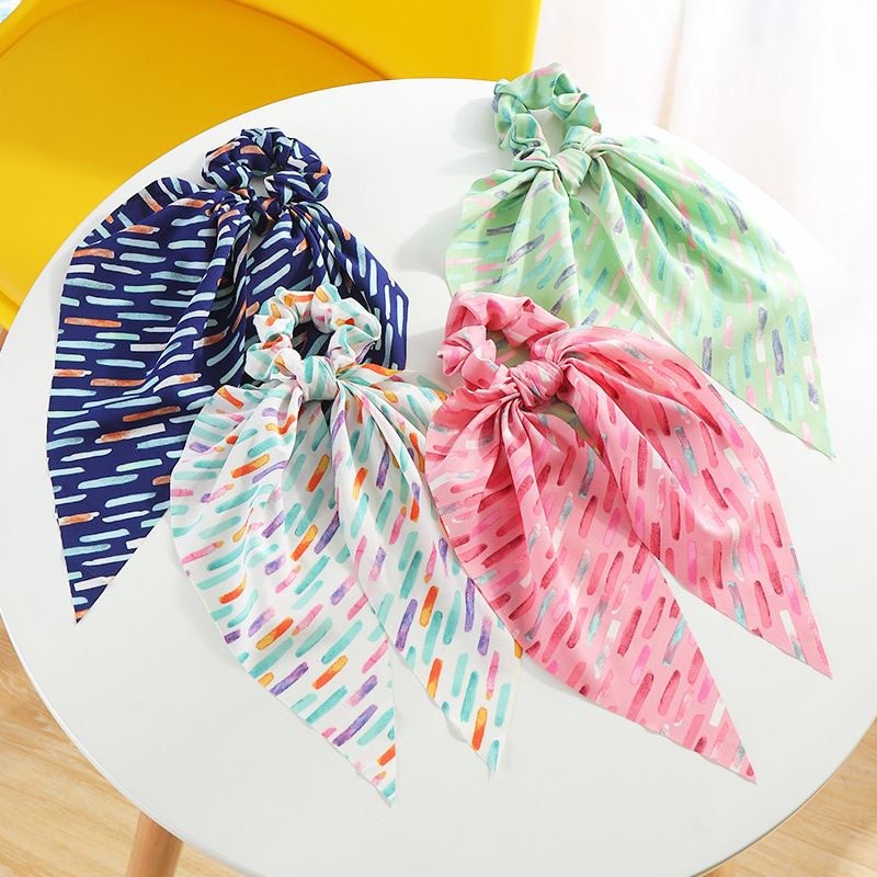 Korea New Creative Horizontal Ribbons Hair Scrunchies