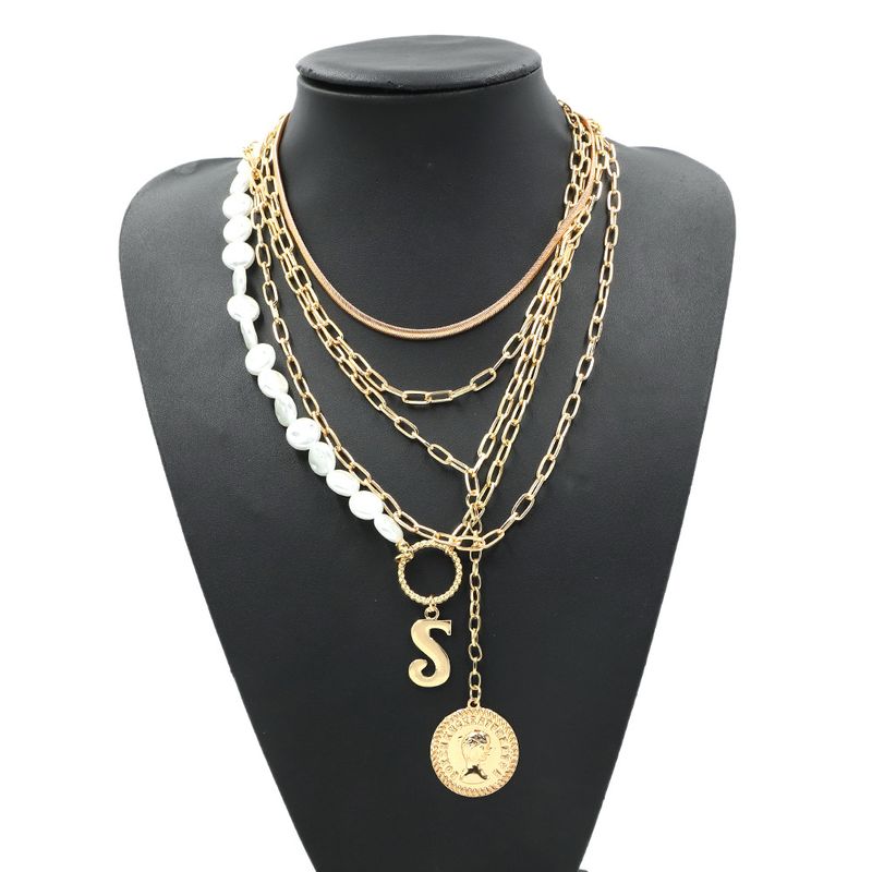 Simple Exaggerated Multi-layer Necklace