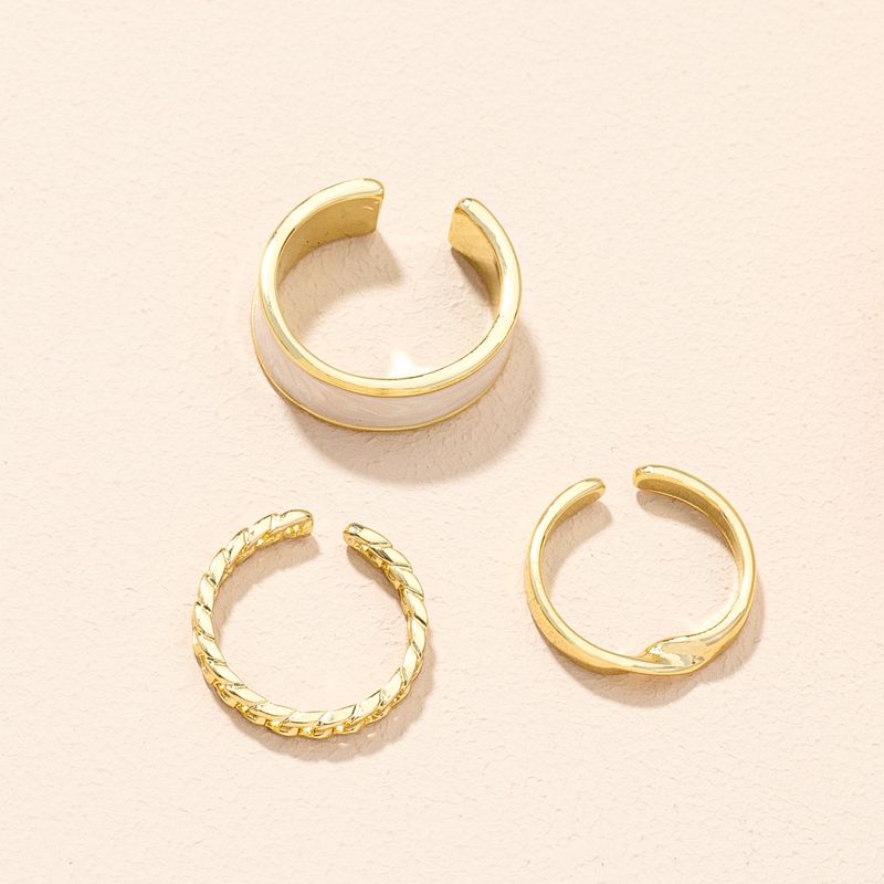 Fashion Opening Adjustable Rings Three-piece Set