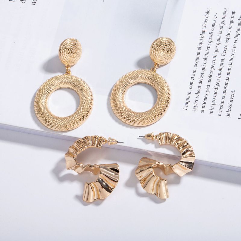 Simple Irregular Geometric Earrings