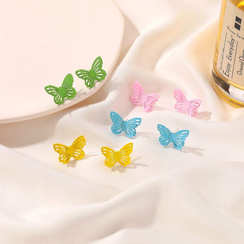Mode Einfache Schmetterlingsohrringe