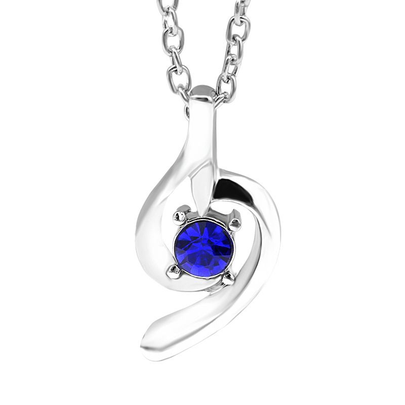 Neue Einfache Diamant Lucky Angel Weiche Kristall Halskette