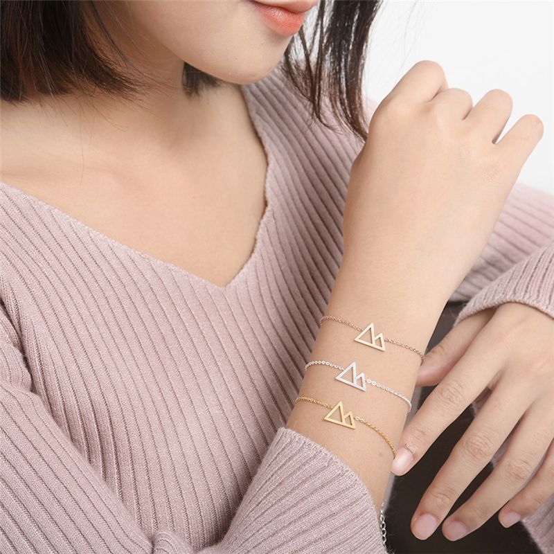 Simple Fashionable Stainless Steel Geometric Bracelet