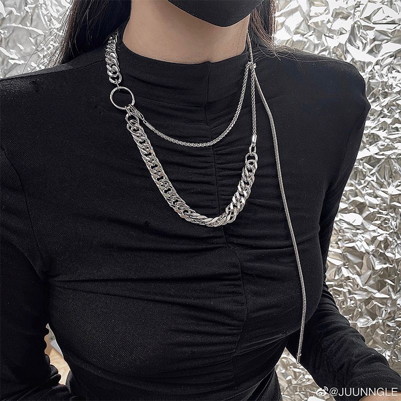 Simple Multi-layered Chain Necklace