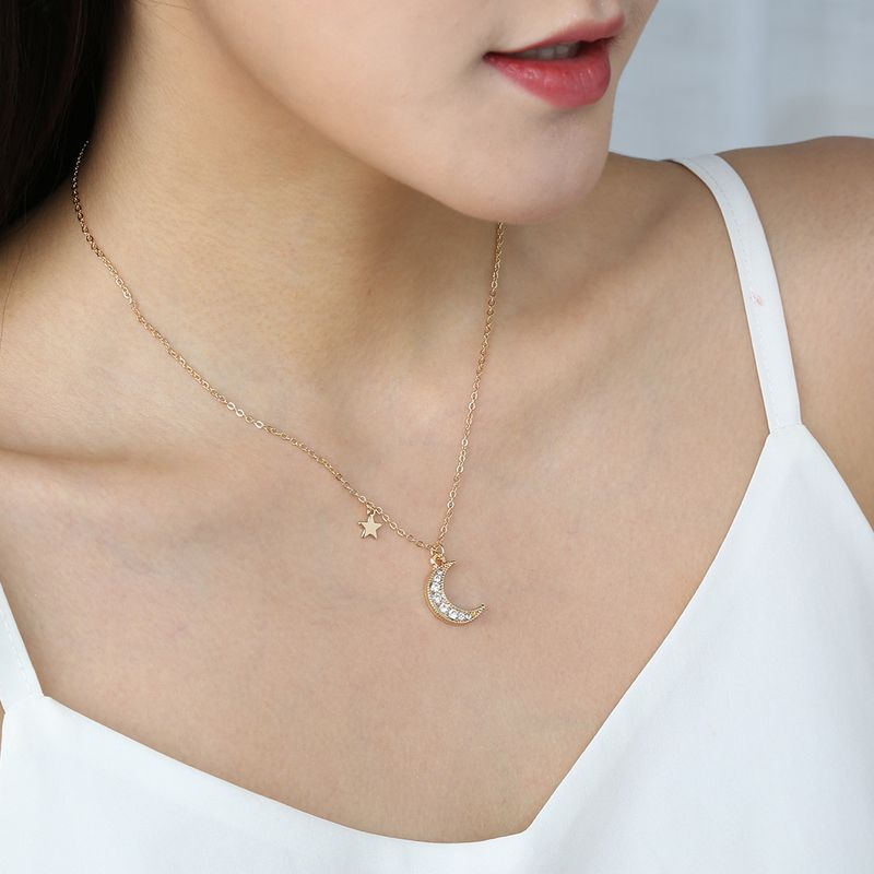 Korea Simple Diamond Wild Necklace
