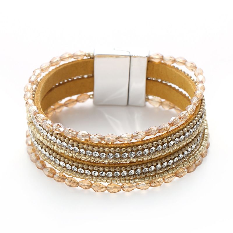 Bohemian Crystal Beaded Bracelet