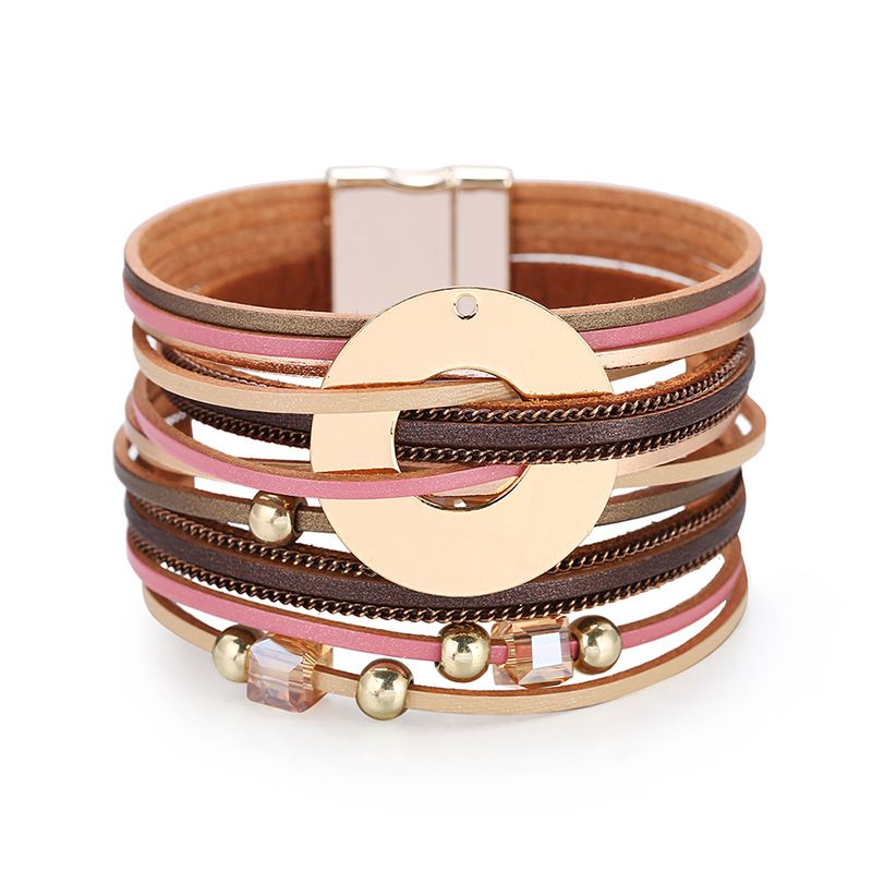 Bohemian Style Multilayer Wide Side Bracelet