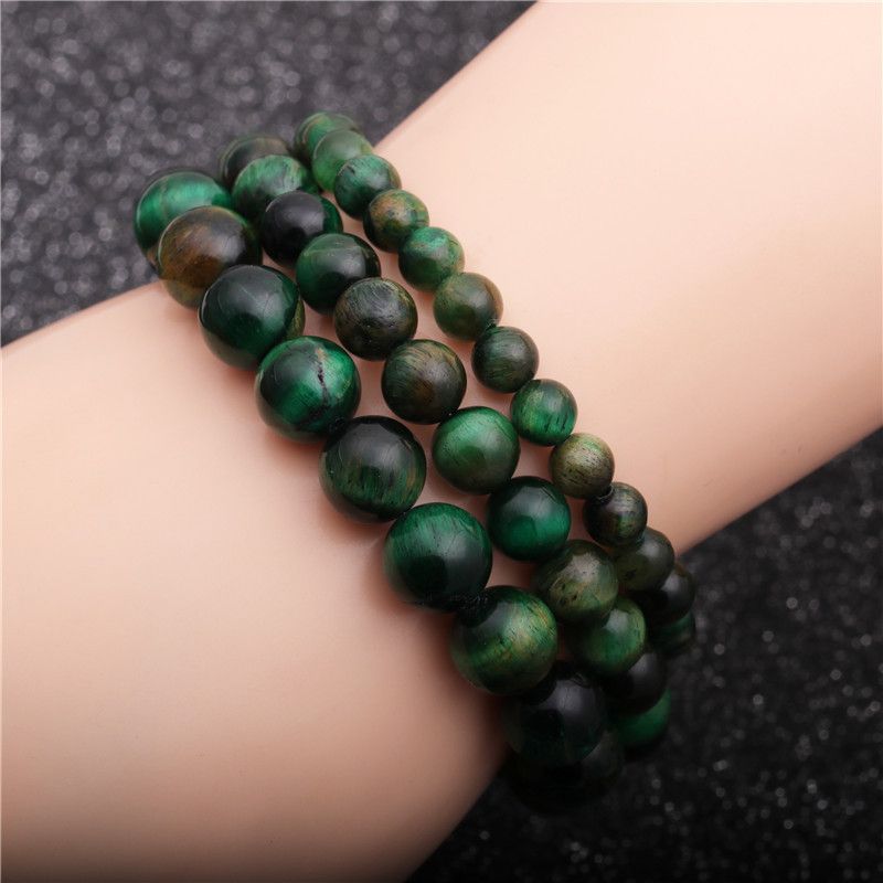 Green Beaded Bracelet