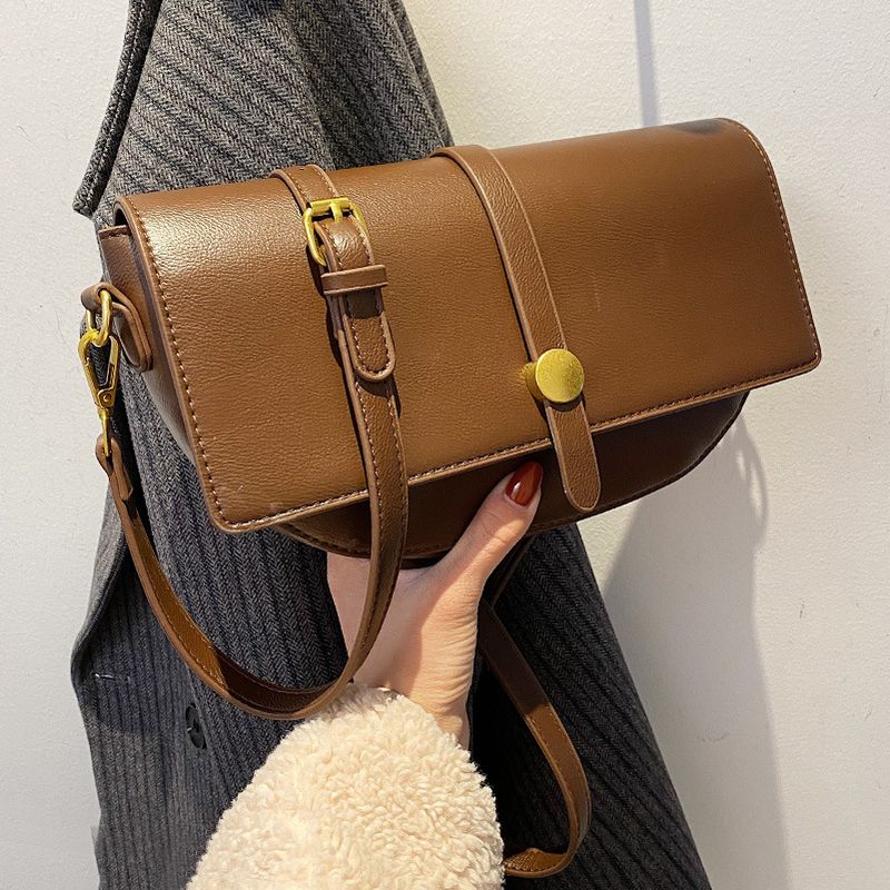 Simple Retro Fashion Saddle Bag