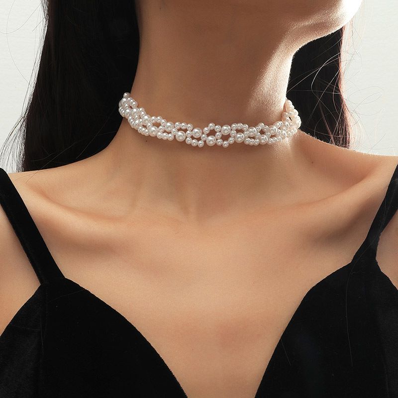 Einfache Perle Kreative Halskette