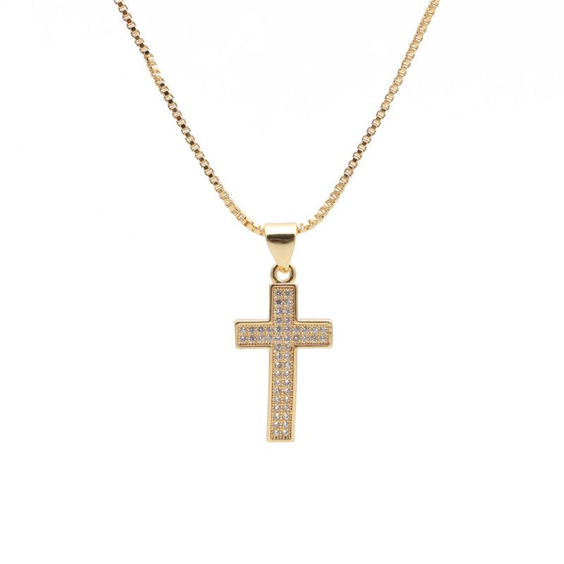 Brazilian Style Mariana Cross Pendant Necklace