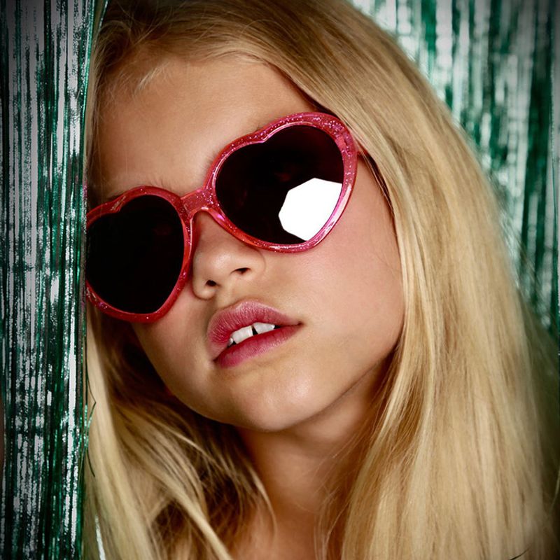 New Children's Fashion Love Shape Glasses