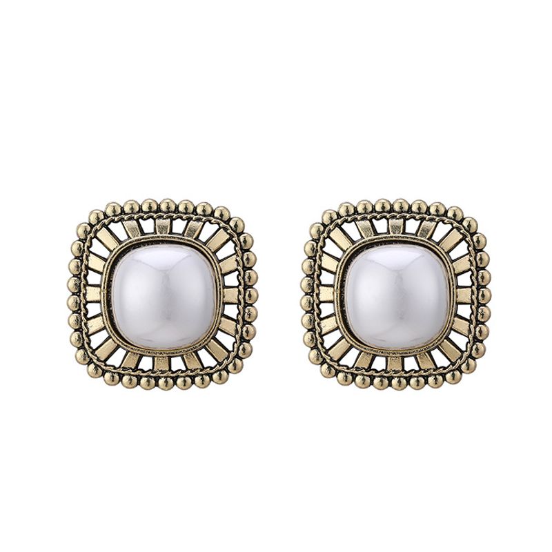 New Retro Imitation Pearl Earrings