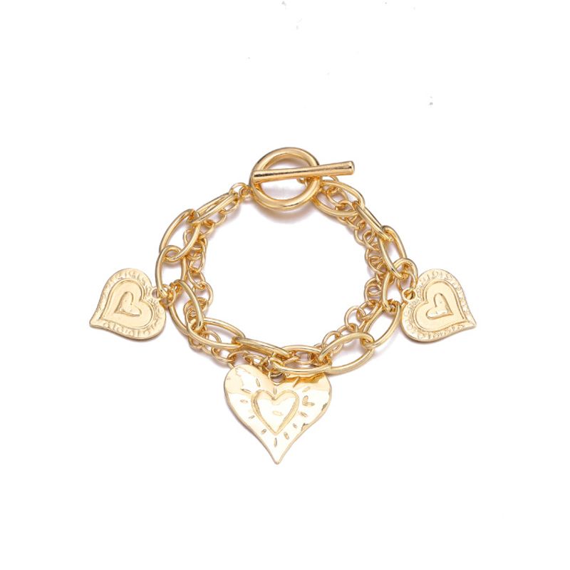 Simple Love Double-layer Chain Bracelet
