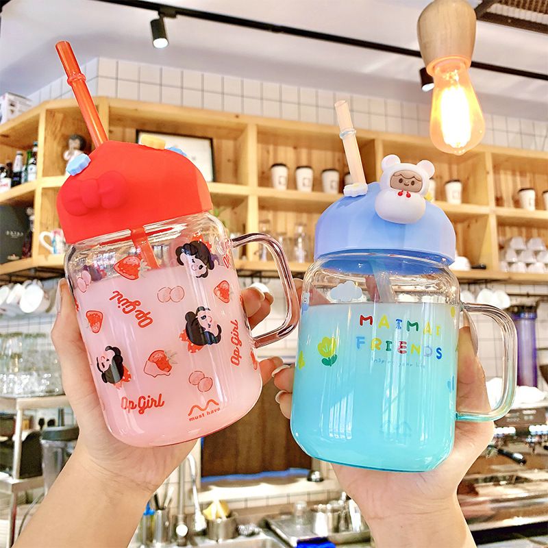 Cute Fashion Glass Water Cup