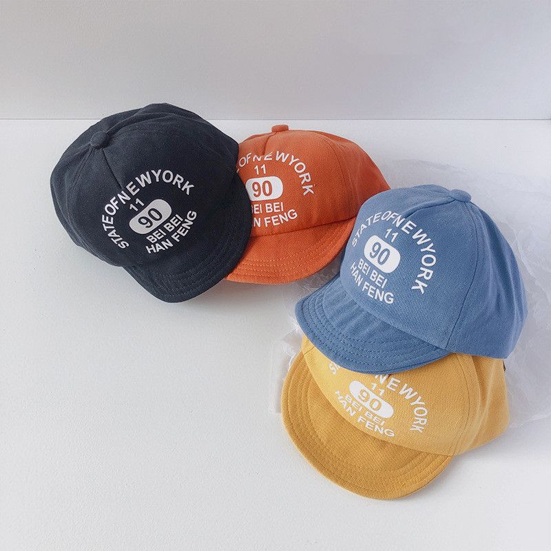 Cotton Print Small Brim Baseball Cap