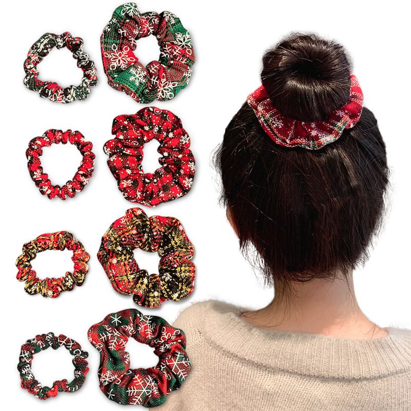 European And American Cross-border Festive Small Jewelry Christmas Hair Tie Hair Hair Rope