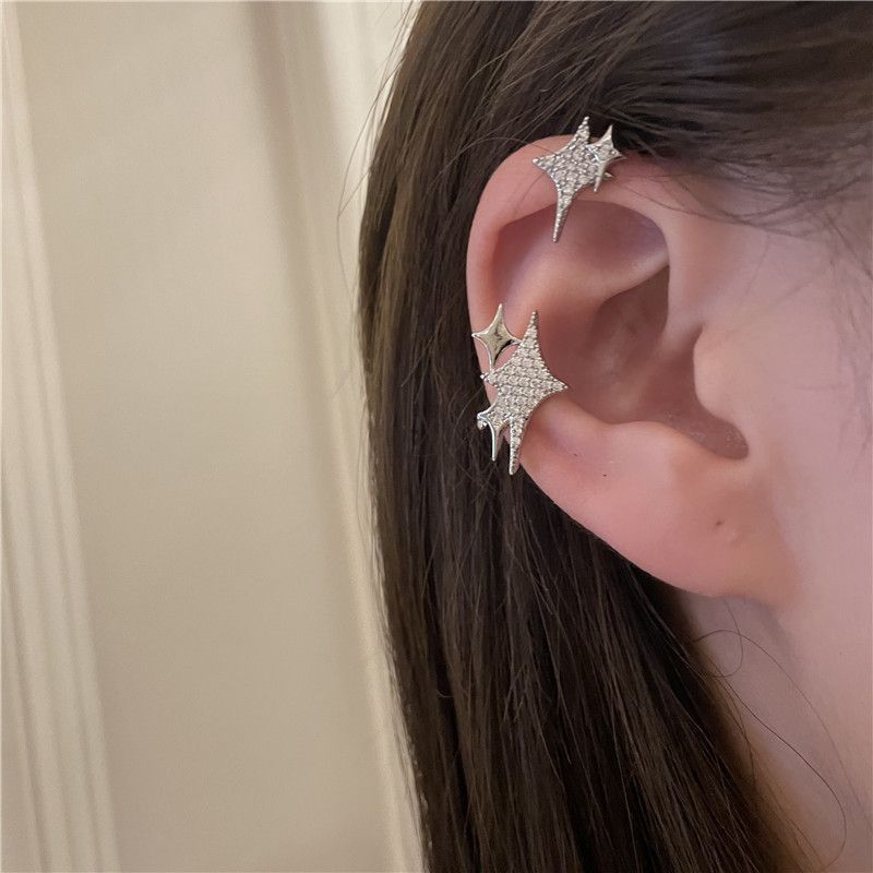 Fashion Star Ear Clip Earrings Fashion Personalized Ear Bone Clip Earrings Accessories Wholesale