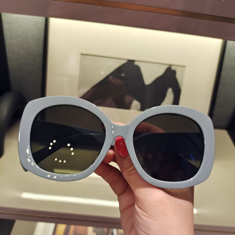 European And American Panda Retro Sunglasses Round Hepburn Female Sunglasses Large Frame Sunglasses