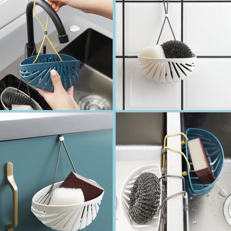 Creative Shell Kitchen Sink Drain Hanging Bag Kitchen Rack Storage Sink Hanging Basket