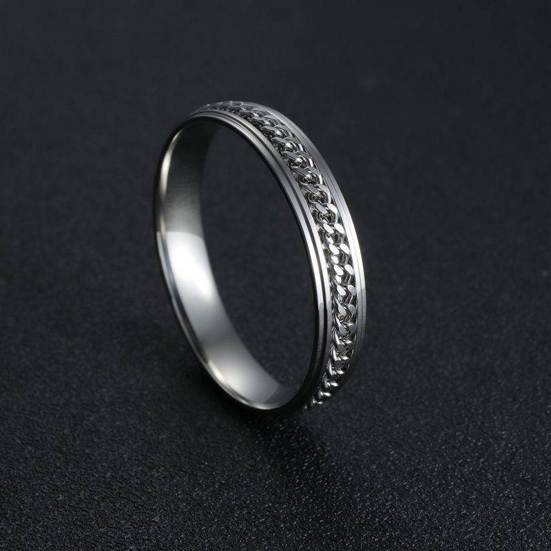 304 Stainless Steel Chain Rotating Decompression Bracelet European And American Jewelry Accessories Wholesale